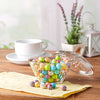 Crystalia Decorative Glass Candy Jar with Lid - CRYSTALIA GLASS